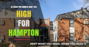 Is $2000 Monthly Rent Affordable in Hampton? A Cost Analysis