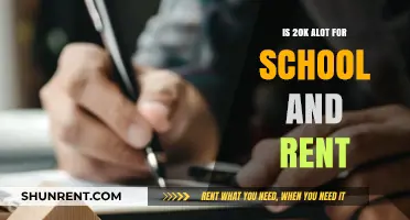 Is $20,000 Enough to Cover School and Rent Costs?