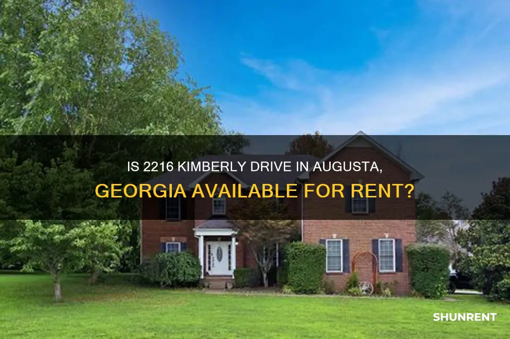 is 2216 kimberly drive augusta georgia for rent