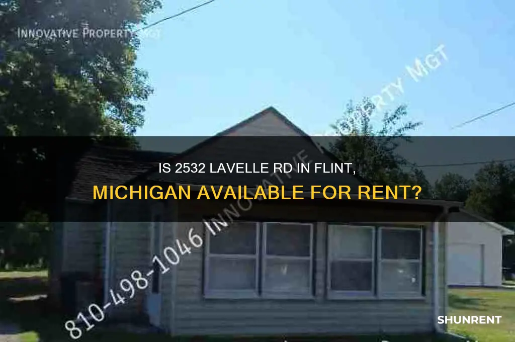 is 2532 lavelle rd flint michigan for rent