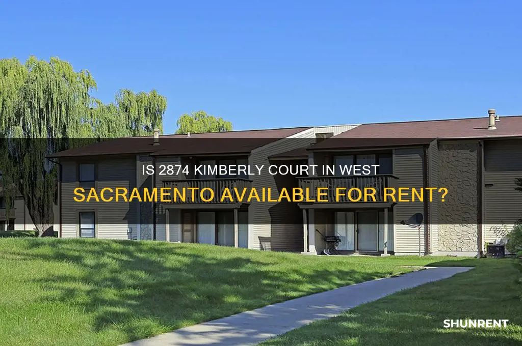is 2874 kimberly court west sacramento ca for rent