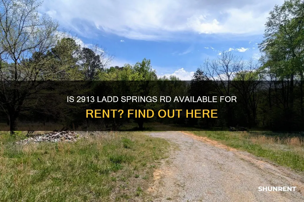 is 2913 ladd springs rd for rent