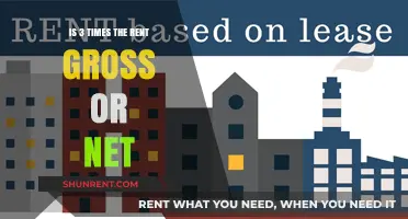 Rent Tripling: Gross or Net?
