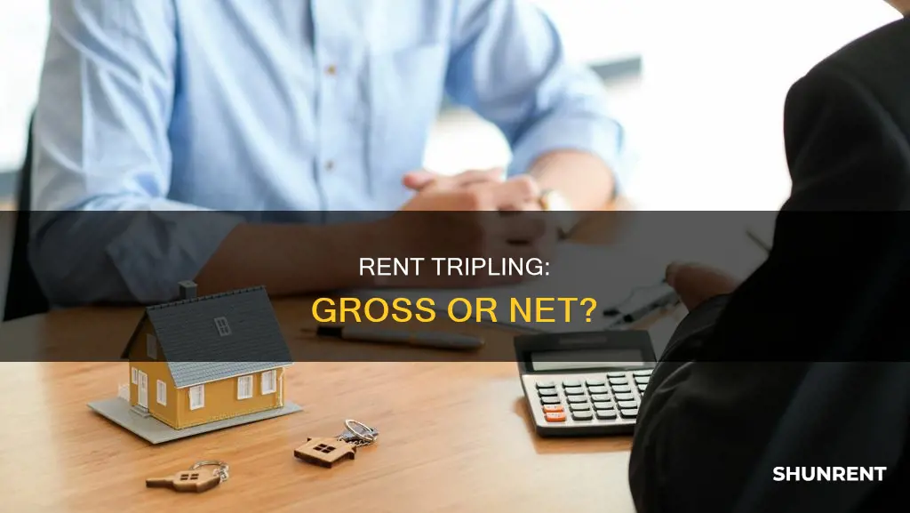 is 3 times the rent gross or net