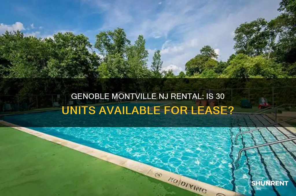 is 30 genoble montville nj up for rent