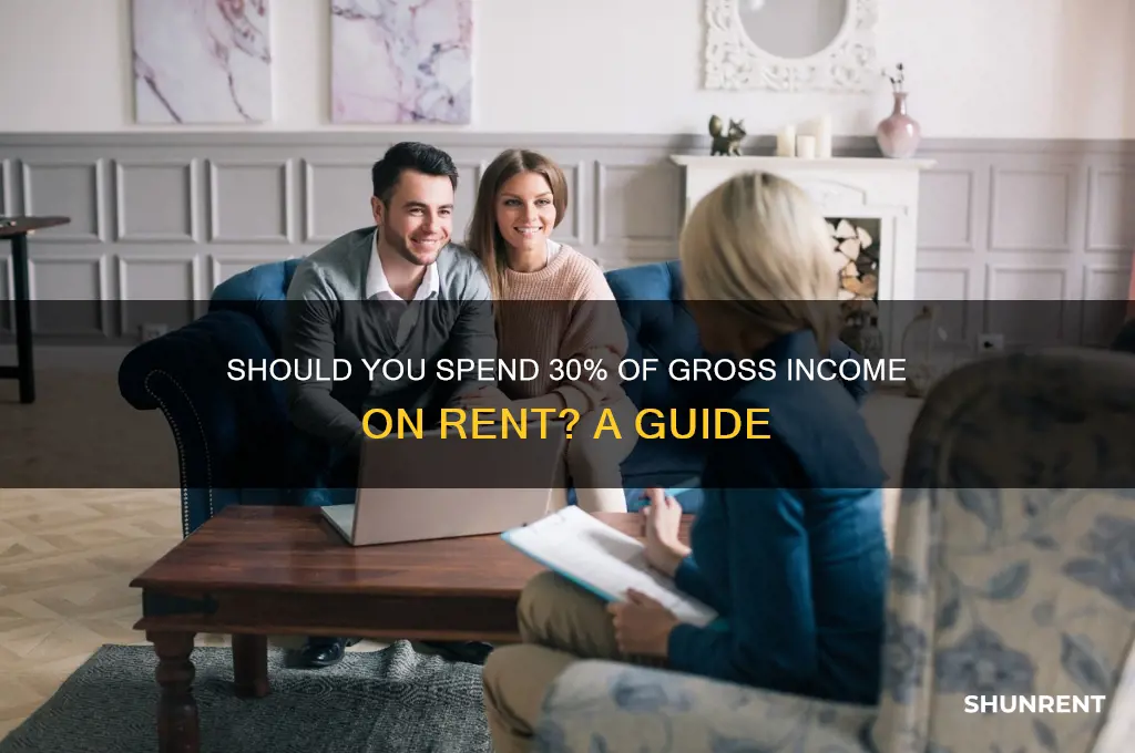 is 30 of income for rent from gross
