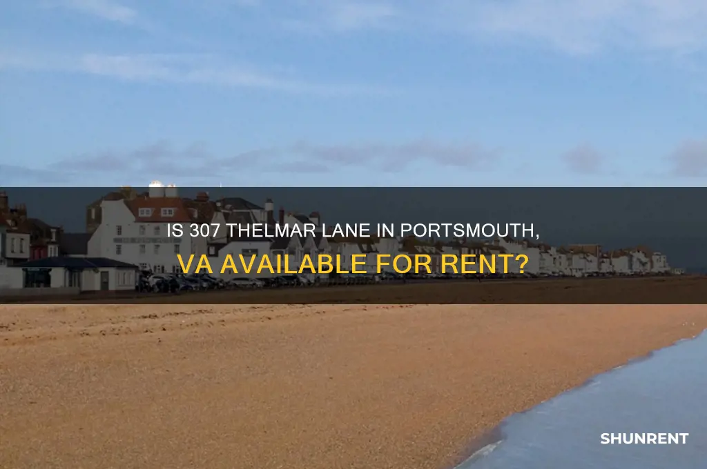 is 307 thelmar ln portsmouth va for rent