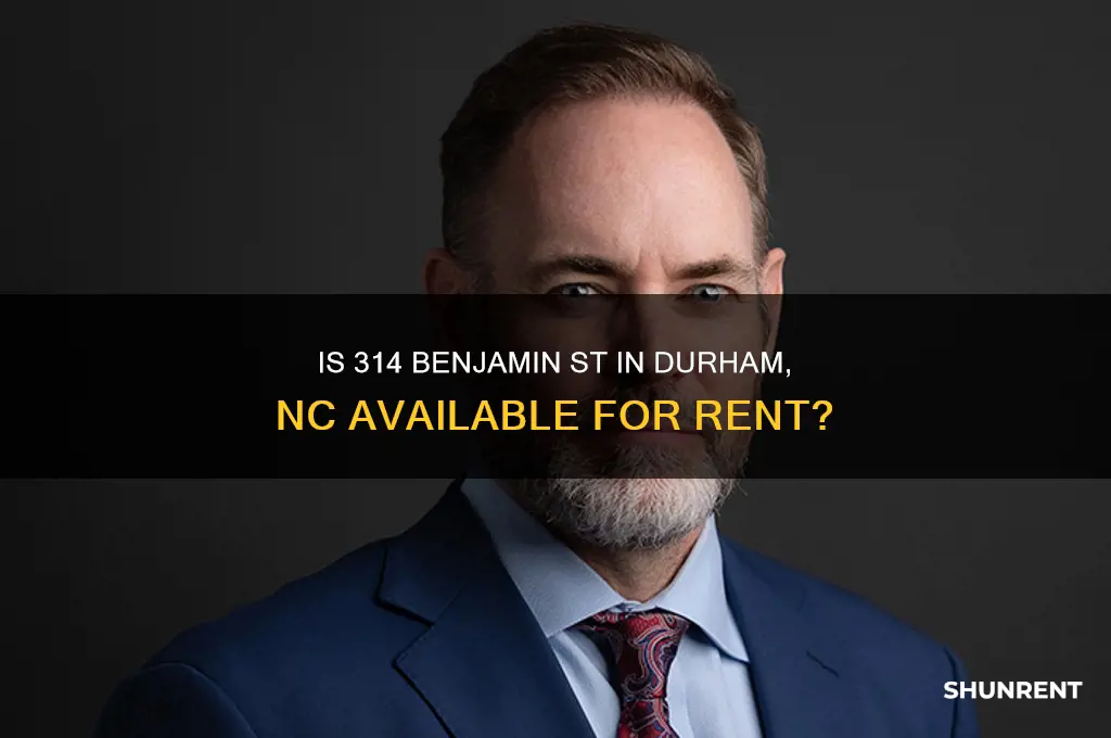 is 314 benjamin st durham nc for rent