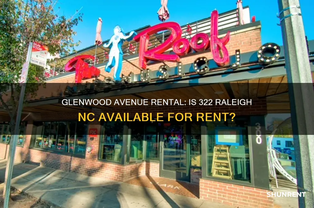is 322 glenwood avenue raleigh nc for rent