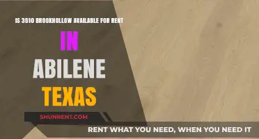 Brookhollow Rental Inquiry: Is 3510 Available in Abilene, Texas?