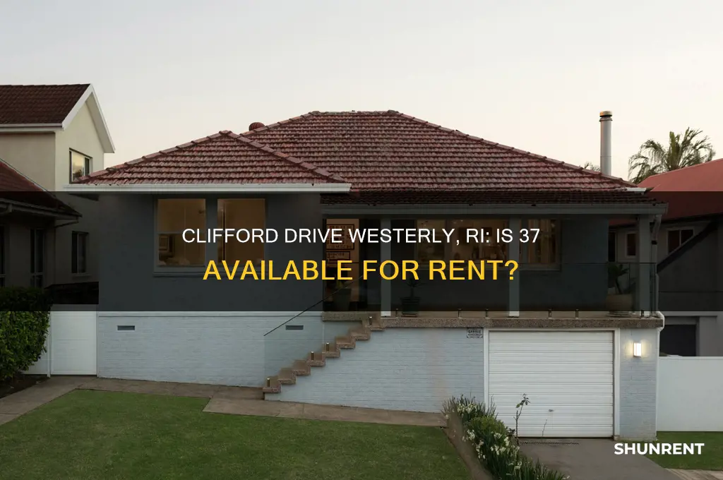 is 37 clifford drive in westerly rhode island for rent