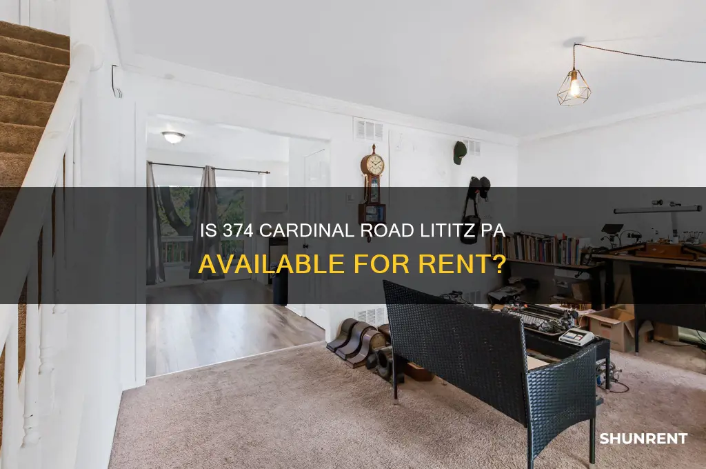 is 374 cardinal road lititz pa for rent
