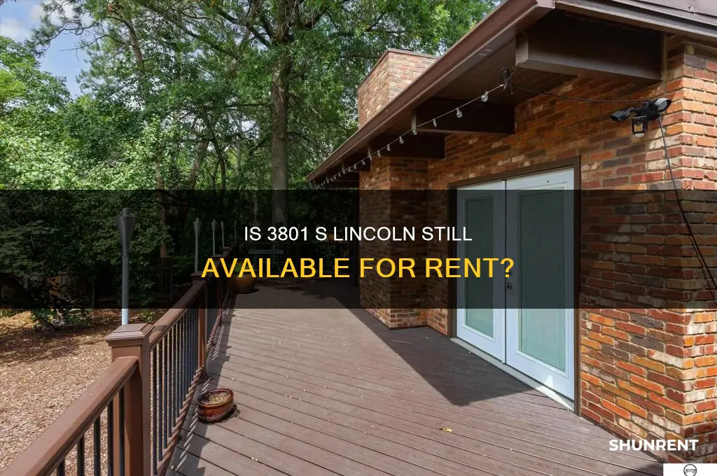 is 3801 s lincoln still for rent