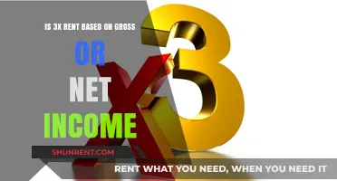 Gross or Net: Understanding the 3x Rent Income Calculation