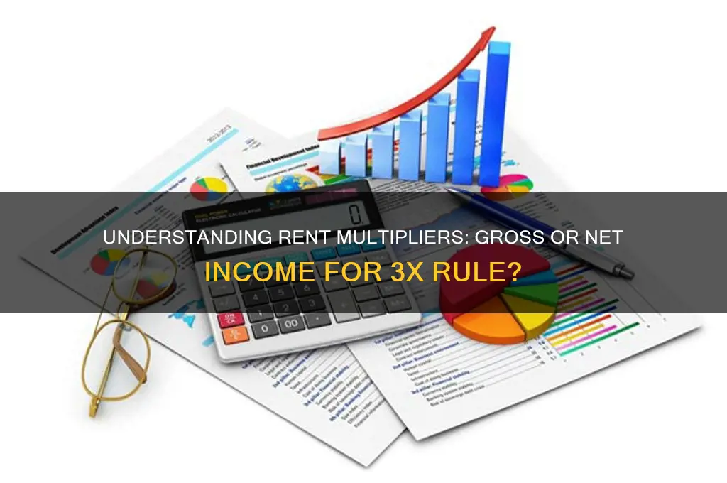 is 3x the rent gross or net