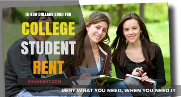Is $400 Monthly Rent Affordable for College Students?
