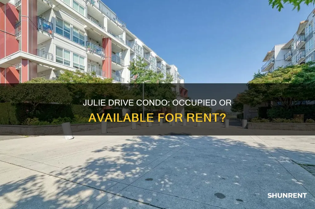 is 401 julie drive condo occupied or for rent