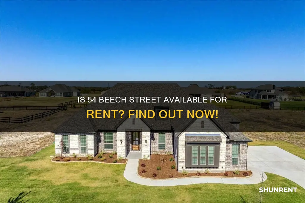 is 54 beech street available to rent
