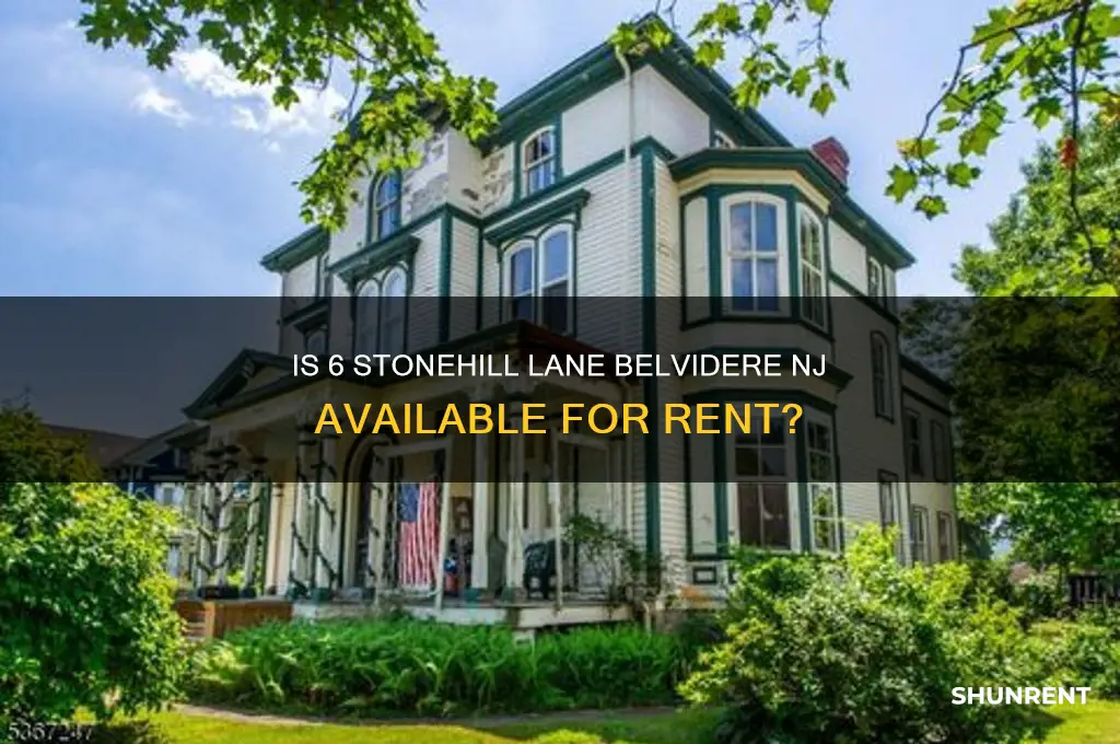 is 6 stonehill lane belvidere nj for rent
