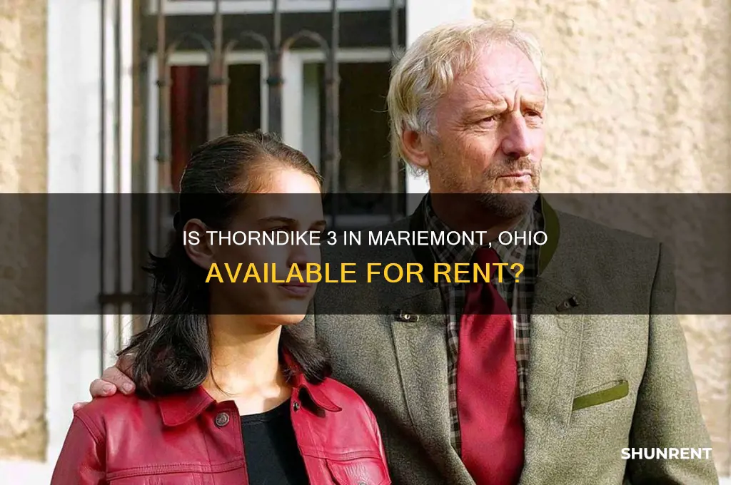 is 6769 thorndike 3 up for rent in mariemont ohio