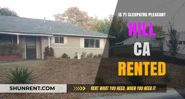 Cleopatra Pleasant Hill CA Rental Status: Is 71 Rented?