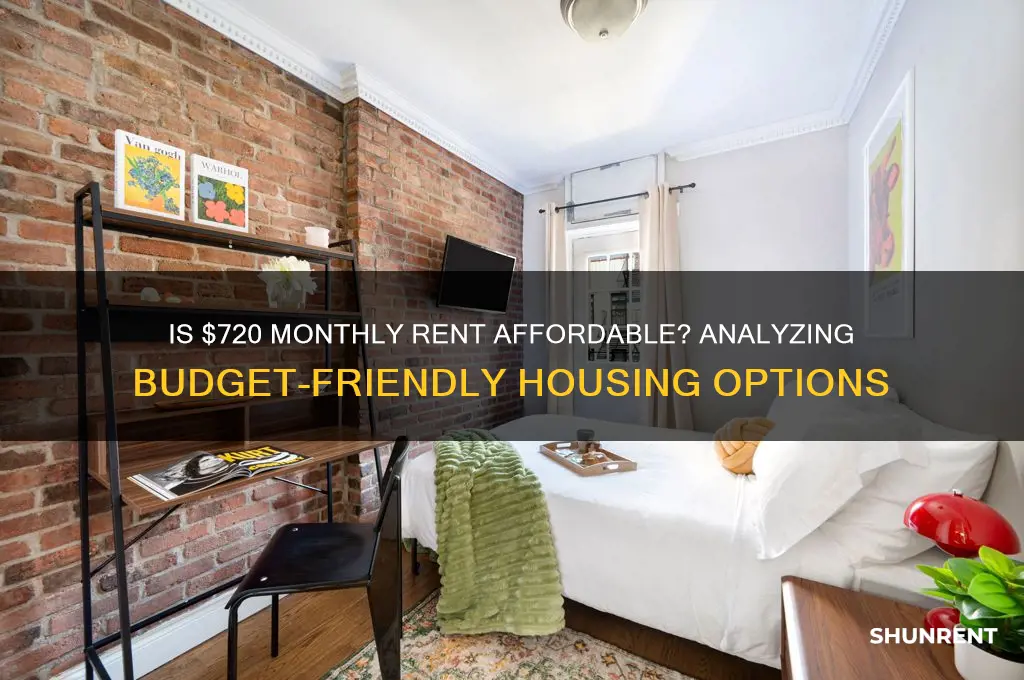 is 720 a month too low for rent