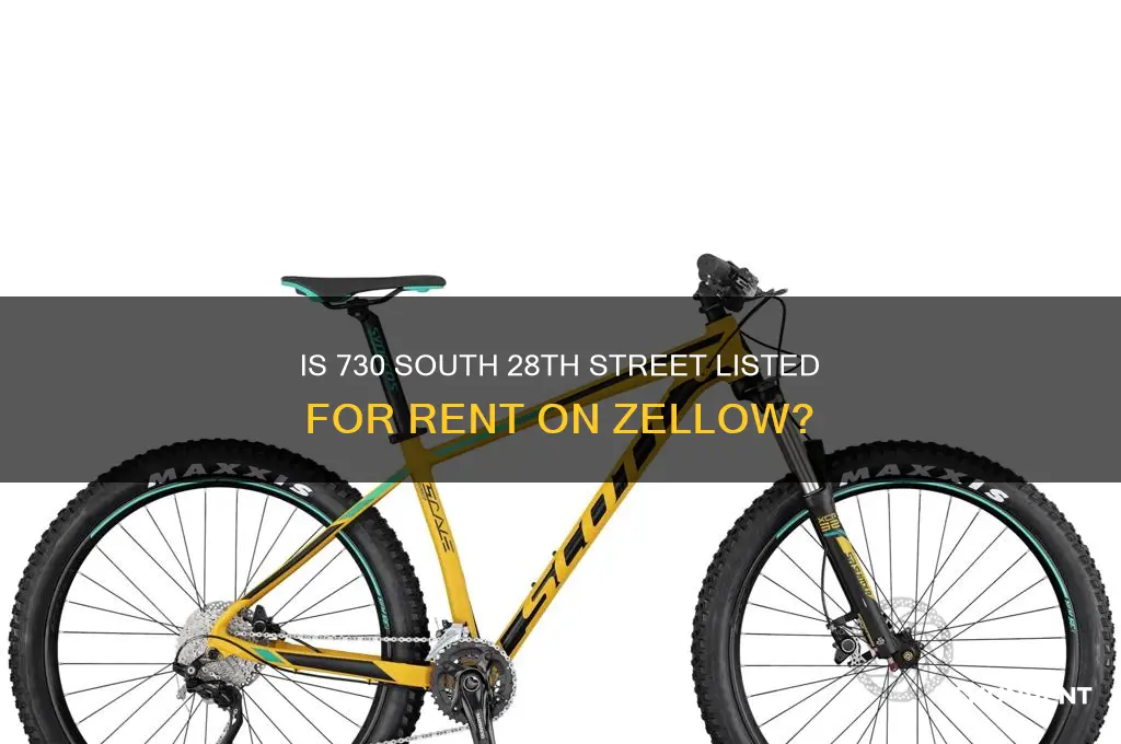 is 730 south 28 th street on zellow for rent