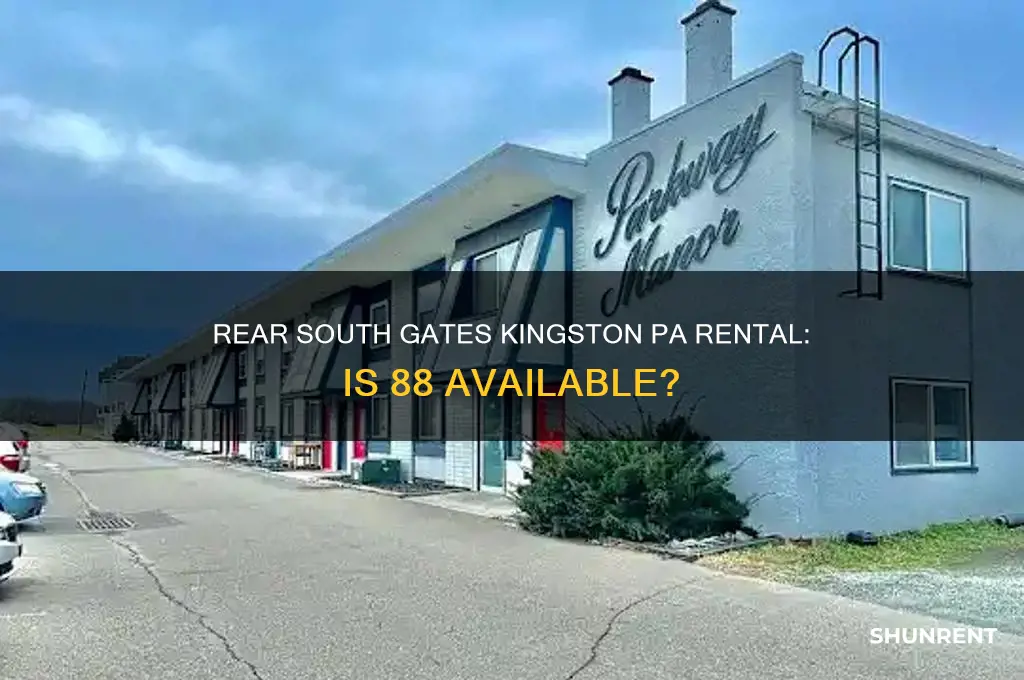is 88 rear south gates kingston pa for rent