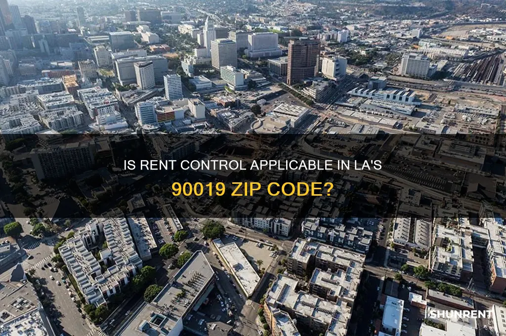 is 90019 in los angeles rent contro