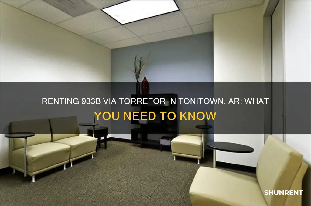 is 933b via torrefor rent in tonitown ar