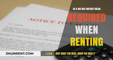 Is a 60-Day Notice Valid and Required When Renting?