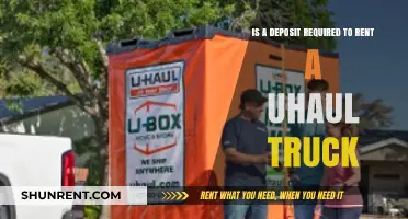 Do You Need a Deposit to Rent a U-Haul Truck?