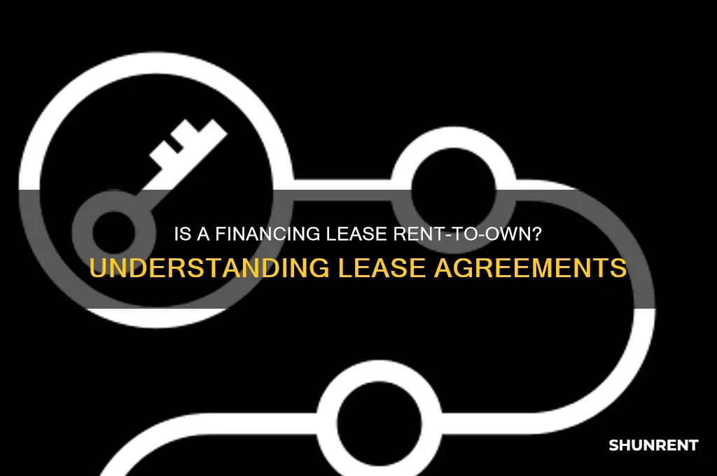 is a financing lease rent to own