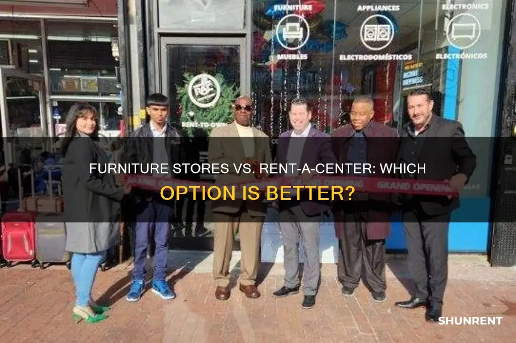 is a furniture store better than rent a center