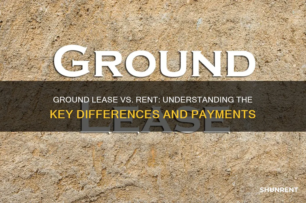 is a ground lease a rent payment
