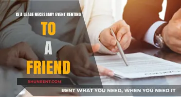 Renting to a Friend: Is a Lease Agreement Really Necessary?