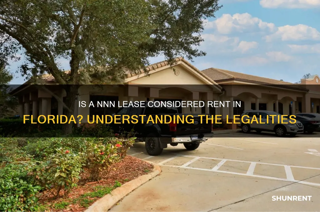 is a nnn lease cosidered rent in florida