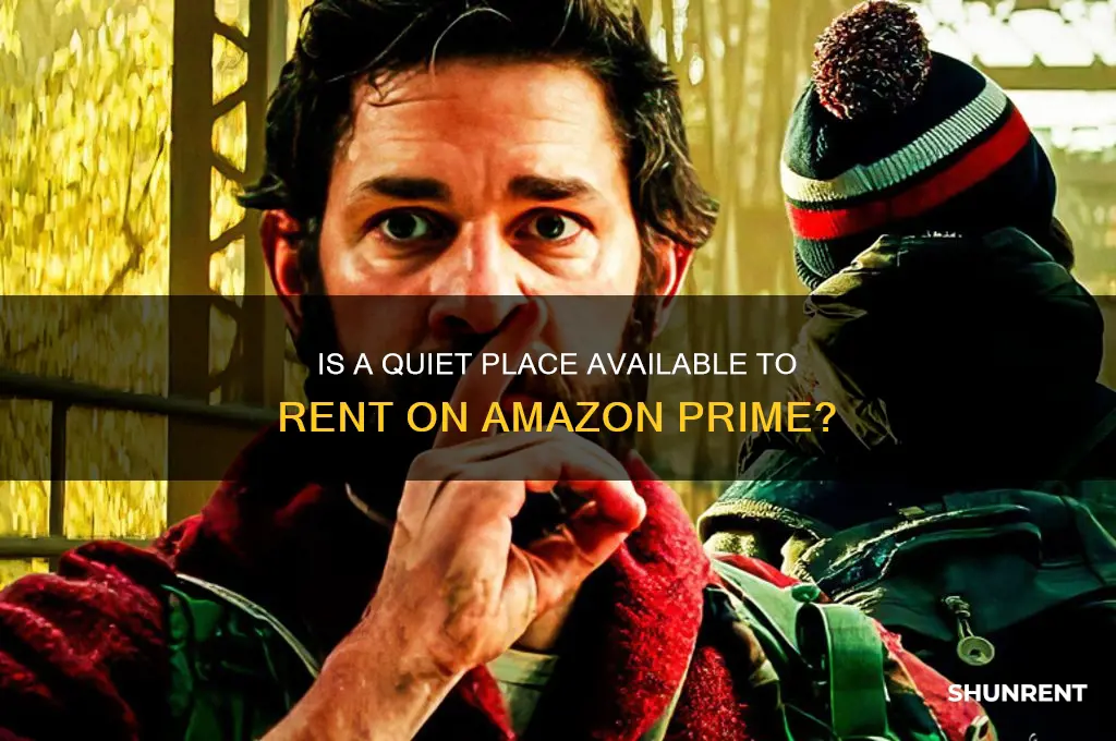is a quiet place available to rent on amazon