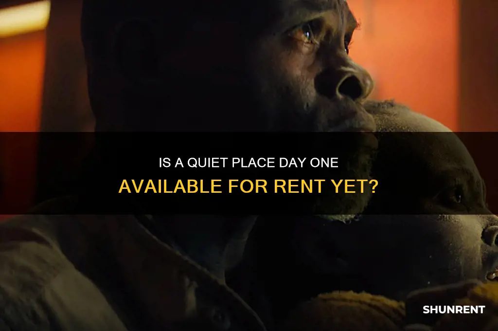 is a quiet place day one available to rent