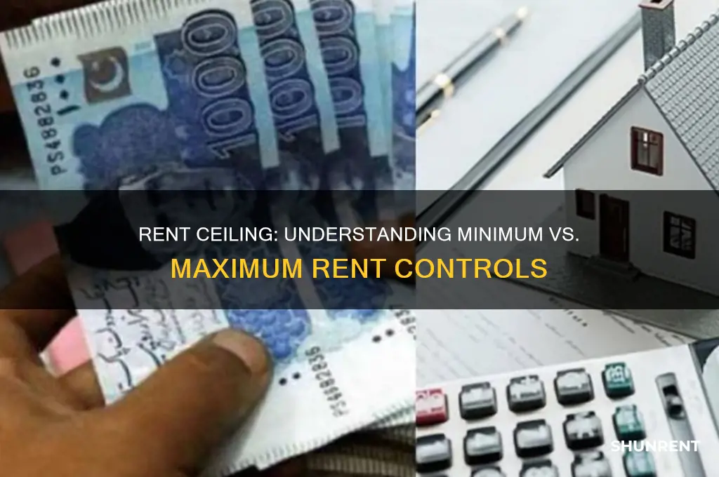 is a rent ceiling a minimum or maximum