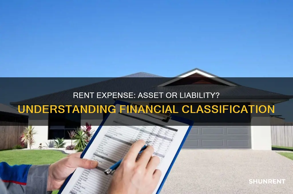 is a rent expense an asset or liability