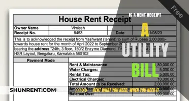 Is a Rent Receipt Considered a Utility Bill? Key Differences Explained