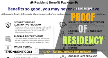 Is a Rent Receipt Proof of Residency? Understanding Legal Documents