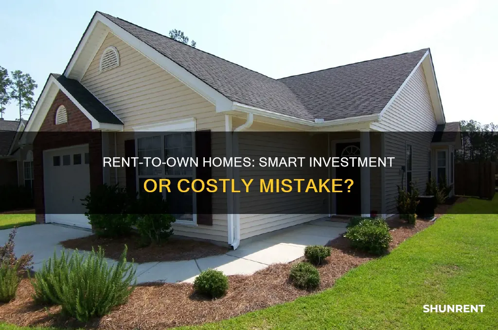 is a rent to own a good idea