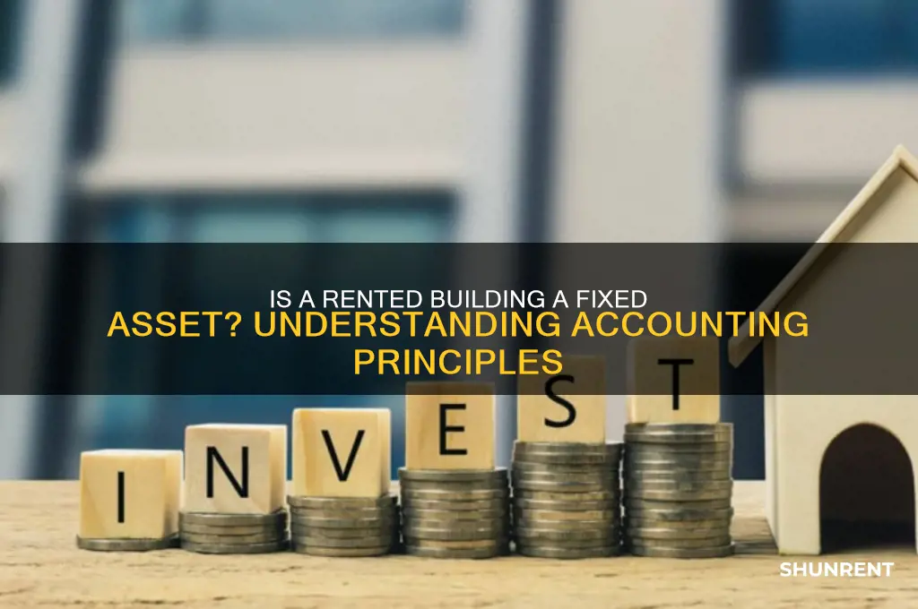 is a rented building a fixed asset
