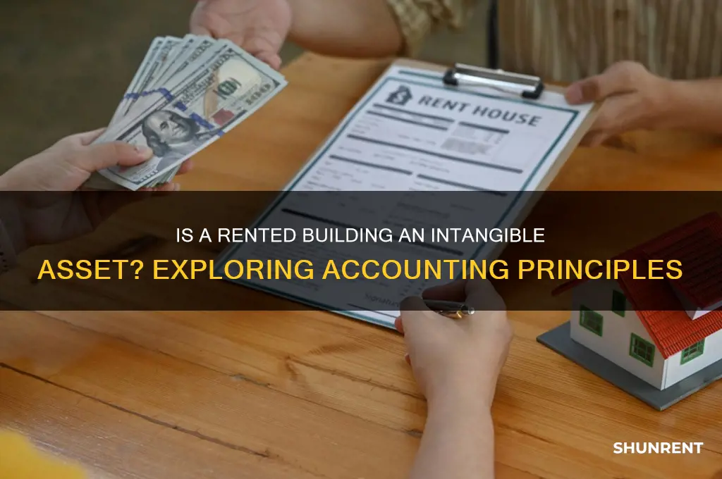 is a rented building an intangible asset