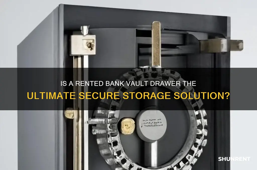 is a rented drawer in a banks vault