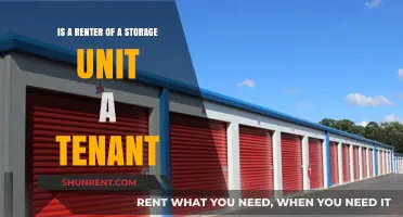 Is a Storage Unit Renter Legally Considered a Tenant?