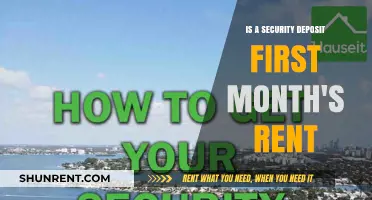Security Deposit vs. First Month's Rent: Understanding the Key Differences