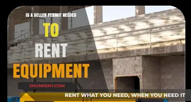 Do You Need a Seller Permit to Rent Out Equipment?